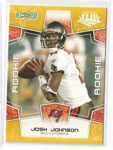 2008 Score Super Bowl GOLD Tampa Bay Buccaneers Josh Johnson RC #411 - Picture 1 of 1
