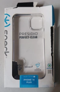 Speck Presidio Perfect-Clear Case for Apple iPhone 14 Plus #402 - Picture 1 of 3