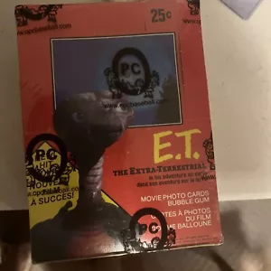 E.T. - The Extra-Terrestrial - 1982 O-Pee-Chee - Full, Unopnend Wax Box - OPC - Picture 1 of 3