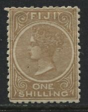 Fiji QV 1881 1/ yellow brown mint o.g. 