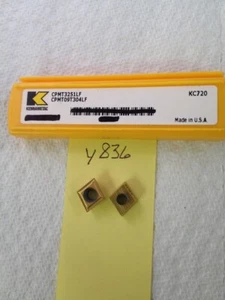 5 INSERTOS DE CARBURO KENNAMETAL CPMT 3251LF 09 T3 04LF NUEVOS. GR: KC720. Estados Unidos {Y836} - Imagen 1 de 2