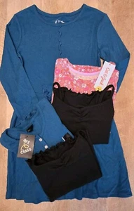 (5 Pcs) ART CLASS Girls Dress / Tee Long Sleeve Blue Tank Black Tee M (8)... - Picture 1 of 5