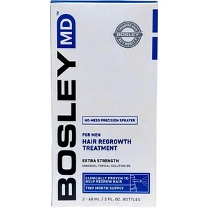 BOSLEYMD Men's Extra Strength Minoxidil 5% Topical (Sprayer), 2 bottles - Picture 1 of 1