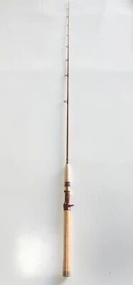 Wood Grain Bass & Walleye Casting Rod 6’6” 1PC 10-20 lb - Image 1 of 4