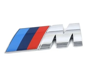 BMW 1 2 3 4 5 6 7 8 X SERIE M INSIGNIA EMBLEMA EN PLATA GENUINO 51148070804 - Imagen 1 de 3