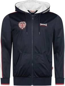 LONSDALE Giacca da Allenamento "Strathmore" | Navy | Uomo Blu Bianco Cappuccio - Foto 1 di 5