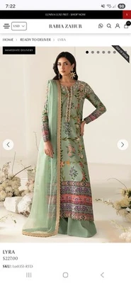 Rabia zahur Pakistani designer kameen pants Medium - Image 1 of 2