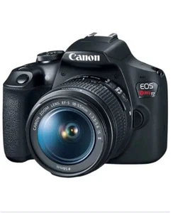 Canon EOS Rebel T7 DSLR Camera Premium Kit with 18-55mm and 75-300mm Lenses Mint - Picture 1 of 5