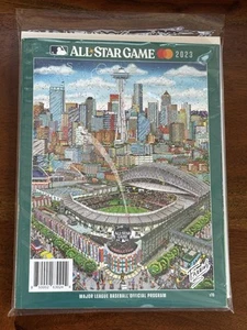 2023 MLB ALL STAR GAME PROGRAM ASG OFFICIAL SEATTLE MARINERS FAZZINO ART COVER!! - Picture 1 of 3