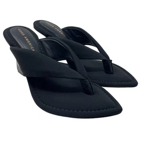 Good American durchsichtige Keilsandalen Größe 8,5 Neopren GA077N-X - Bild 1 von 5