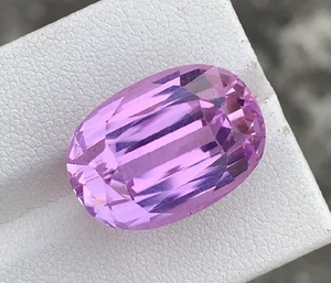 VVS 28,67 ct natürlicher rosa Kunzit Edelstein ovaler Schliff aus Afghanistan - Bild 1 von 2