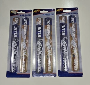 12 x NERF * SLAP LINEAL ARMBÄNDER * PARTYGESCHENKE GEBURTSTAG KINDER * TEAM ORANGE BLAU - Bild 1 von 2