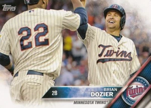 Lot of (10) 2016 Topps Mini BRIAN DOZIER Card LOT SP/1000 #308 Twins - Picture 1 of 1
