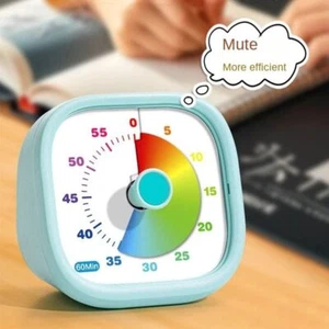 Silent Visual Timer Plastic Countdown Timer Kitchen Timer Student - Picture 1 of 15