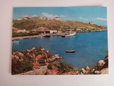 CARTOLINA 'S. TERESA DI GALLURA - ARRIVO DEL POSTALE' VIAGGIATA (1971)