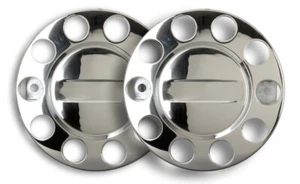 2x Copri Bulloni Ruota 22,5" per Cerchi in Lega adatti per Copriruota Renault Magnum - Foto 1 di 6