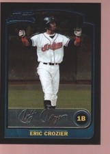 ERIC CROZIER 2003 BOWMAN CHROME RC ROOKIE SP #203