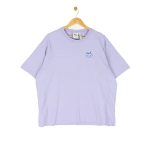 Camiseta Adidas Púrpura Manga Corta Cuello Redondo Logo Gráficos Camiseta Para Hombre Talla Grande - Imagen 1 de 7