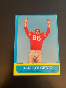 1963 Topps Football #144 Dan Colchico !! 1€ VERSAND!! - Bild 1 von 2
