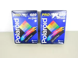 Polaroid ProVivid 689 ISO 100 2 versiegelte Packungen mit je 10 Fotos abgelaufen 2001 - Bild 1 von 3