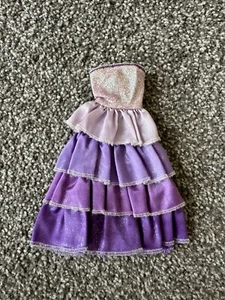 Barbie Teresa Sparkle Purple Princess Dress Mattel Replacement Toy Used - Picture 1 of 9