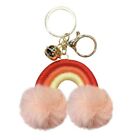 Handmade Rainbow Key Rings Colorful Rainbow Pendants  Women Girls