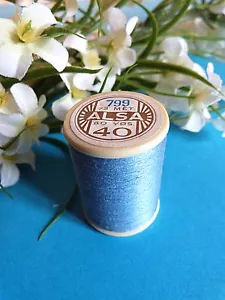 761bter/Splendid Spool of Thread Alsa For Embroidery No. 40 Blue Clear No. 799 - Picture 1 of 1