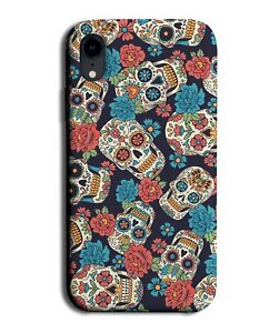 Mexican Sugarskull Pattern Phone Case Cover Mexico Colourful Vintage Floral N584