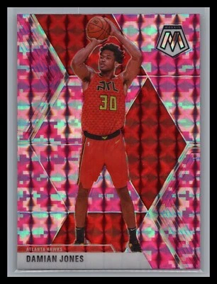 2019-20 Panini Mosaic NBA #34 Damian Jones Camo Pink Prizm Atlanta Hawks - Image 1 of 2
