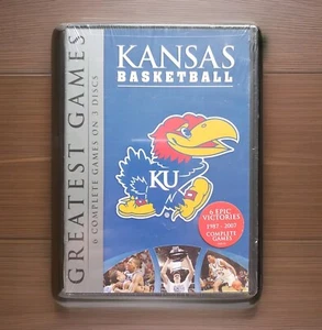 New Sealed Kansas KU Basketball Greatest Games Compilation DVD 3 Disc Set *Rare* - Picture 1 of 8