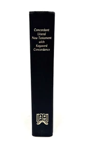 Concordant Literal New Testament With Keyword Concordance Bible 1983 3rd Ed HC - Bild 1 von 15