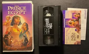 Dreamworks The Prince of Egypt VHS in White Clamshell - Ex !! - Picture 1 of 4