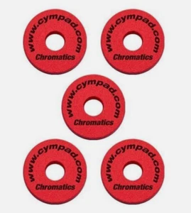 CYMPAD Chromatics Set (5 pieces) 40/15mm Red for Crash Cymbals CS15/5R - Picture 1 of 1