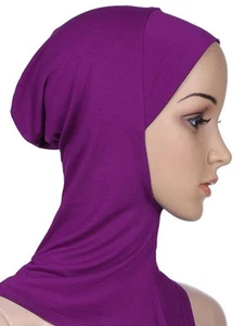 Women Ninja Head Neck Cover Bonnet Hat Underscarf Muslim Hijab Inner Cap Scarf - Picture 1 of 28
