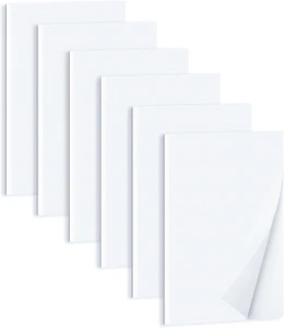 6 Pack Note Pads Memo Pads Small Notepad 50 Sheets 4X6 Note Pad Scratch Pads - Picture 1 of 12