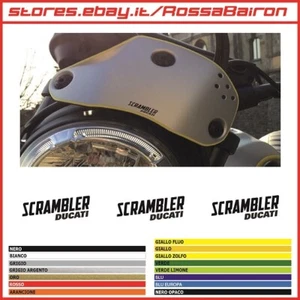 KIT 3 ADESIVI DUCATI SCRAMBLER mm.30x14 CUPOLINO - STICKERS KLEBSTOFFE DECALS - Imagen 1 de 1