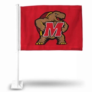Maryland Terrapins 11X14 Window Mount 2-Sided Car Flag - Picture 1 of 6