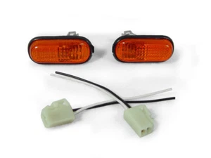 DEPO JDM Amber Dome-Type Fender Side Marker Lights For 1992-1995 Honda Civic - Picture 1 of 3