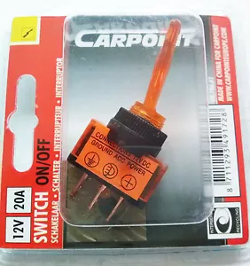 Carpoint SWITCH ON/OF ORANGE 12V 20A 0810661 ORANGE 08.106.61 - Picture 1 of 5