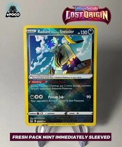 Radiant Sneasler 123/195 Pokémon TCG Lost Origin SHINY Holo Rare Pokemon MINT 🌘 - Picture 1 of 2