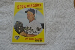 Greg Maddux Padres 2008 Topps Heritage - Picture 1 of 2