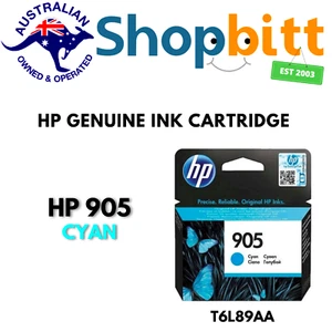 HP #905 Cyan Ink Cartridge - 315 pages - Picture 1 of 1