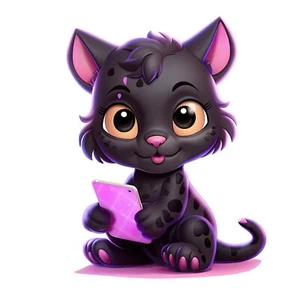 3X Autoaufkleber Sticker Black Panther Girl Aufkleber - Picture 1 of 1