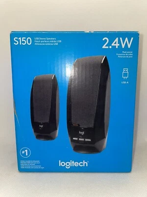 Logitech S150 2.0 USB Speaker System 2.4W, Black - Image 1 of 4