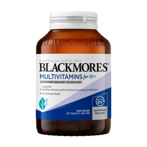 Blackmores Multivitamins For 50+ Sustained Release Technology 90 Tablets - Picture 1 of 3