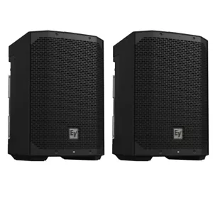Electro-Voice EVERSE 8 8" Powered Loudspeaker w/ Bluetooth, Black (Pair) - Picture 1 of 8