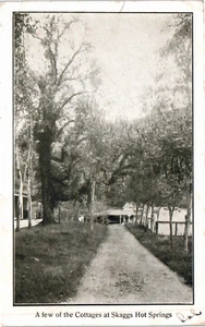 Skaggs Hot Springs, CA - A Few of the Cottages Postcard Posted 1912 - Picture 1 of 2