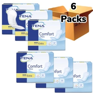 TENA Comfort Mini Extra Case Saver 6 Packs Of 28 Incontinence Pads 761520 - Picture 1 of 6