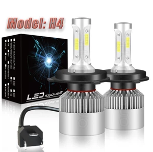 LED Headlight Bulbs Globes H4 for Nissan Pulsar N15 Sedan 1.6 1995-2000 - Picture 1 of 9