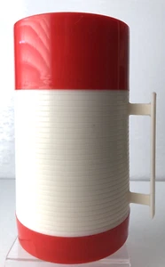 Aladdin Thermosflasche Hy-Lo Wide Mouth rot/hellbraun 1 Pint - Nr. WM1040P - Bild 1 von 7